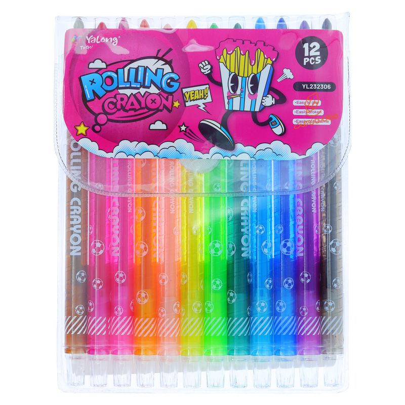 پاستل پیچی 12 رنگ مدل 232306 یالونگ YALONG