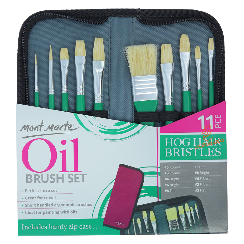 ست قلم مو میکس  10 عددی به همراه کیف BH-0033 مونمارت MONTMART (2).jpg