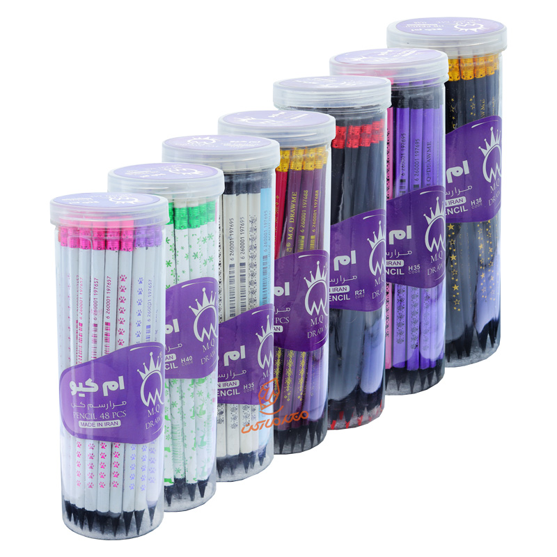 مداد مشکی 48 عددی 3 گوش ام کیو  MQ