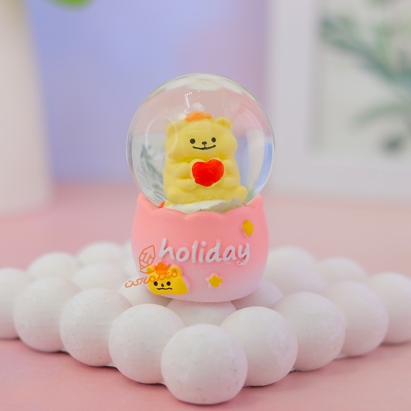 گوی فانتزی چراغ دار 7 سانت مدل شیر بازیگوش کد D-02 (3).jpg