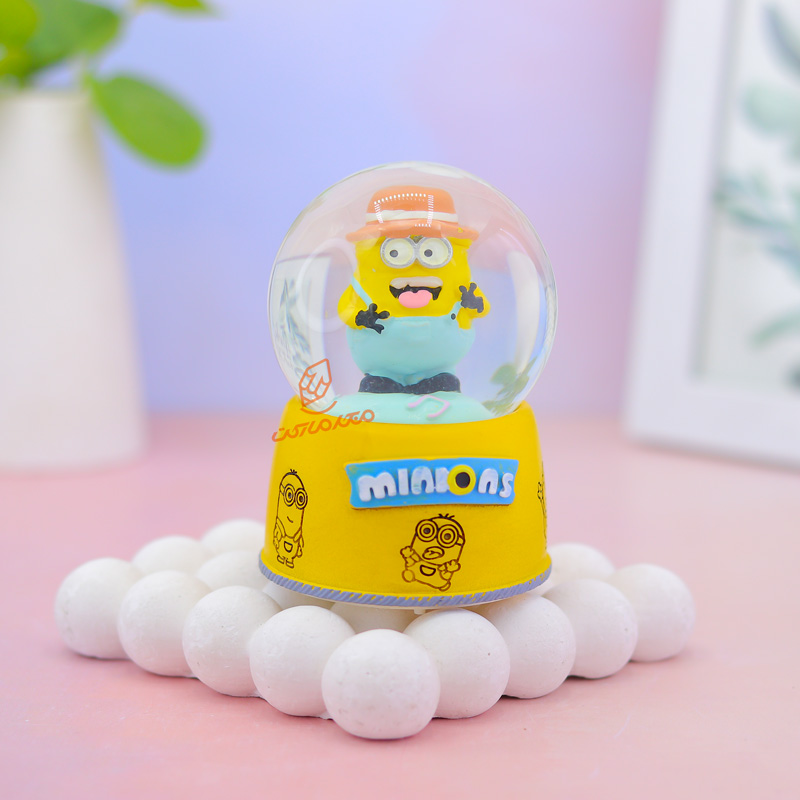 گوی فانتزی چراغ دار 10 سانت مدل مینیون کد C-03 (1).jpg