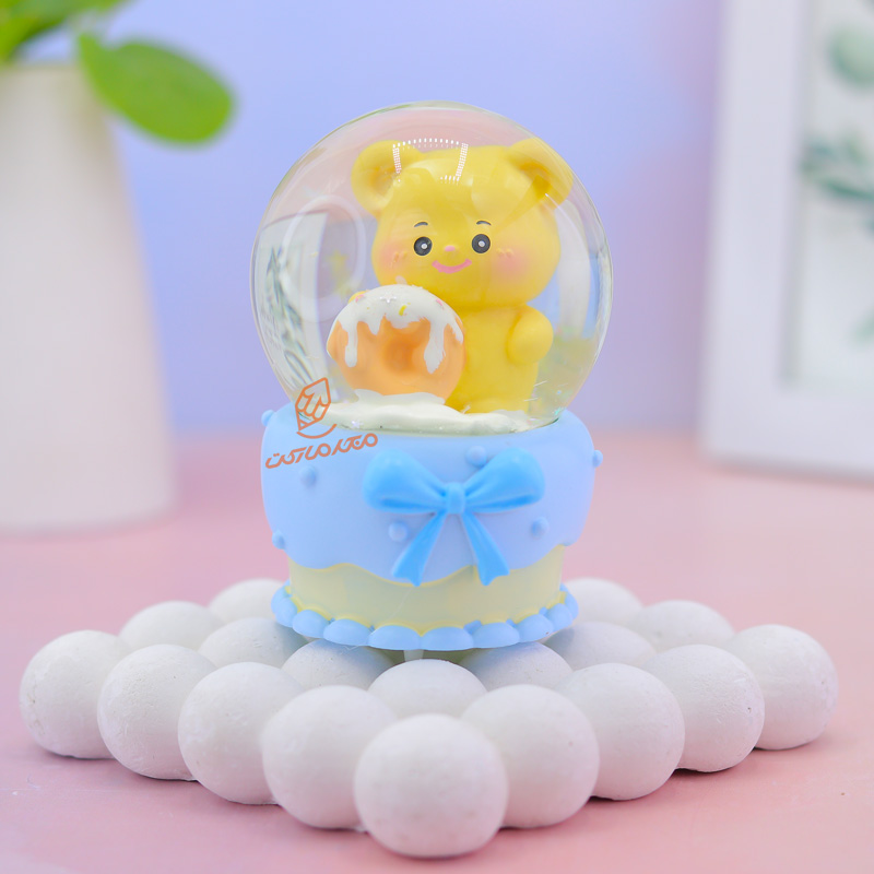 گوی فانتزی چراغ دار 10 سانت مدل خرس مهربون کد C-01 (3).jpg