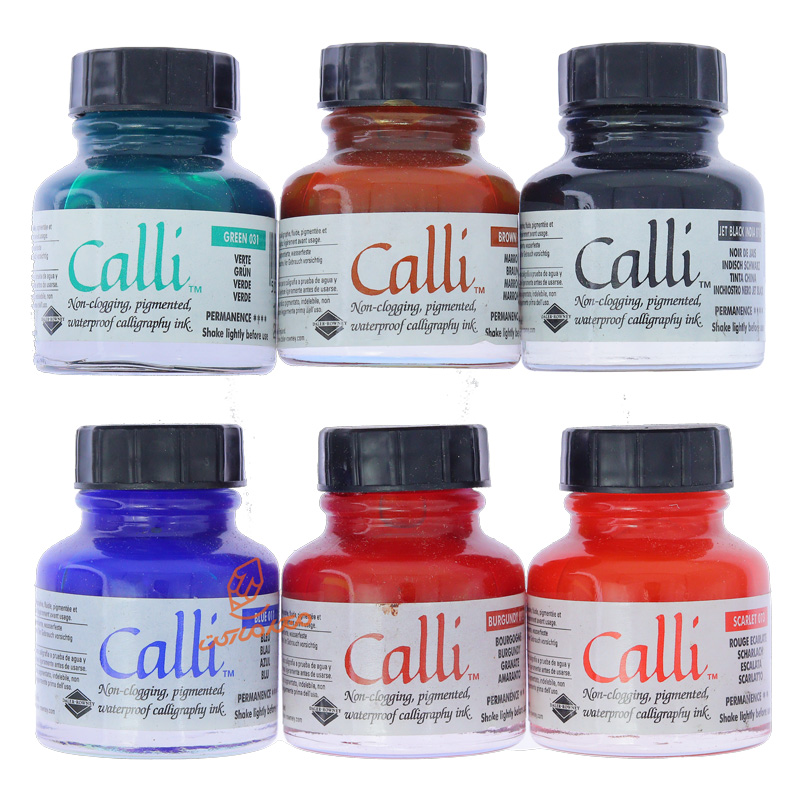 ست جوهر کالیگرافی 6 رنگ 29.5 میل دالر رونی (3).jpg