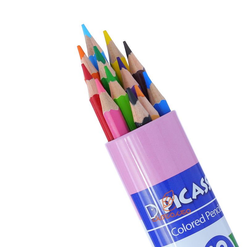 مداد رنگی 12 رنگ استوانه ای پیکاسو PICASSO (4).jpg