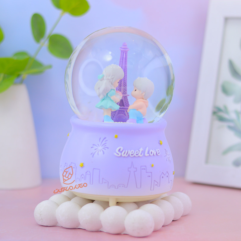  گوی فانتزی چراغ دار 16 سانت مدل Sweet Love کد A-04 (6).jpg