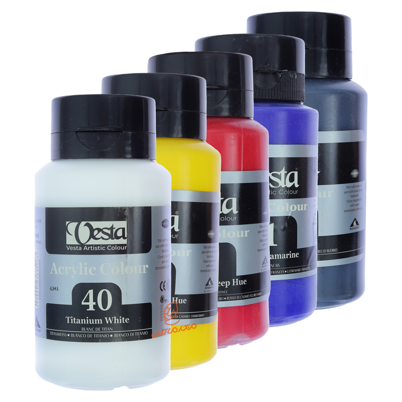 رنگ اکریلیک 500 میل وستا