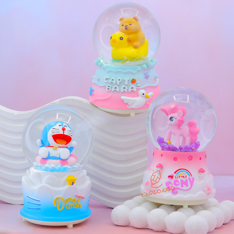 گوی فانتزی چراغ دار 12 سانت مدل دیزنی کد B-02