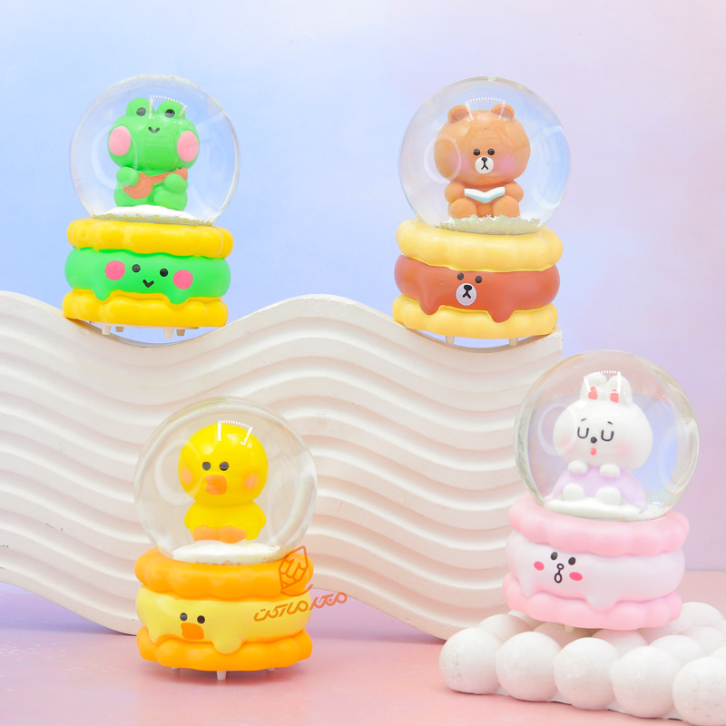 گوی فانتزی چراغ دار 10 سانت مدل حیوانات کد C-05