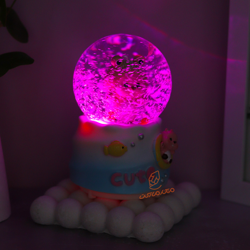 گوی فانتزی چراغ دار 12 سانت مدل دیزنی کد B-02 (1).jpg