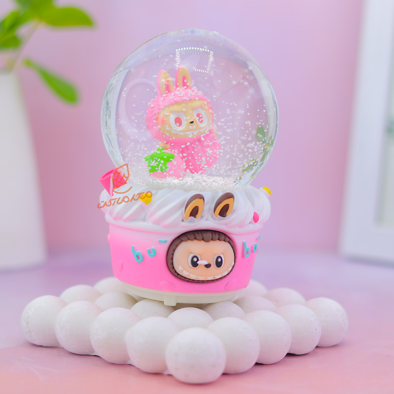 گوی فانتزی چراغ دار 12 سانت مدل لبوبو کد B-05 (4).jpg