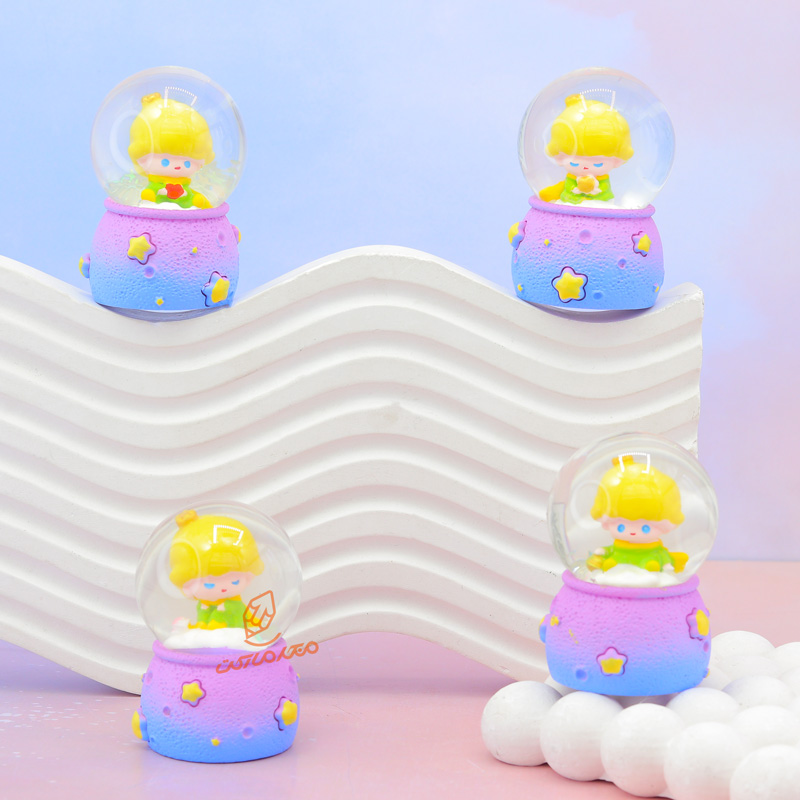 گوی فانتزی چراغ دار 7 سانت مدل شازده کوچولو کد D-03