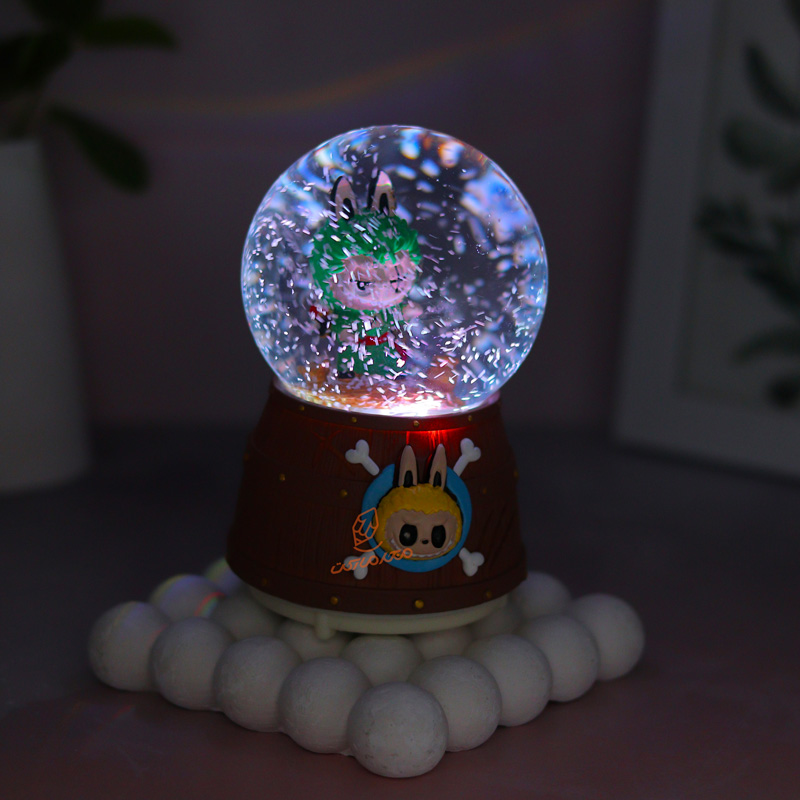 گوی فانتزی چراغ دار 12 سانت مدل لبوبو کد B-05 (2).jpg