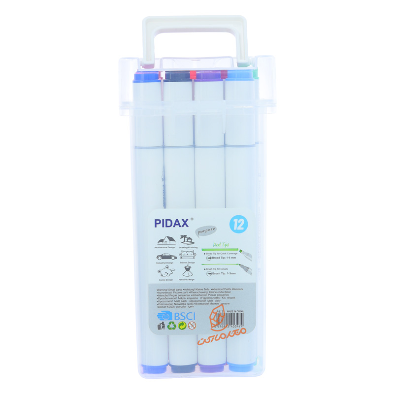 ماژیک راندو 12 رنگ 2 سر کد P812 پیداکس (2).jpg