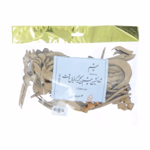 حروف کالیگرافی چوبی "شاه نشین چشم من تکیه گه خیال توست"