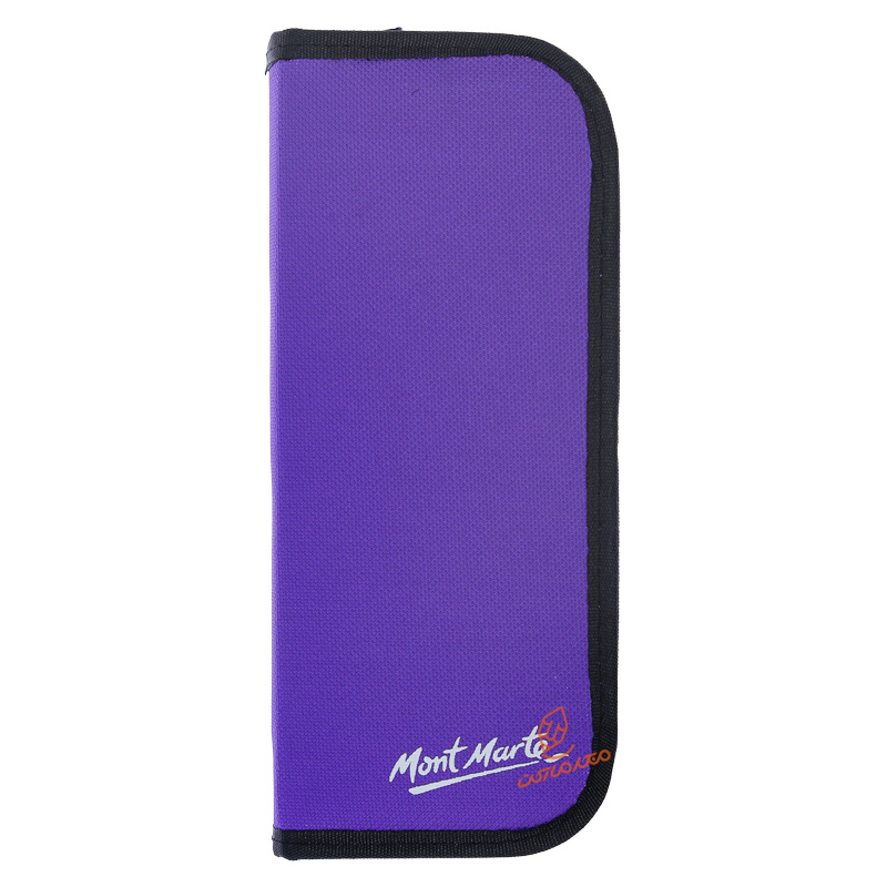 ست قلم مو میکس (مخصوص اکریلیک) 10 عددی به همراه کیف 0037 مونمارت MONTMART (1).jpg