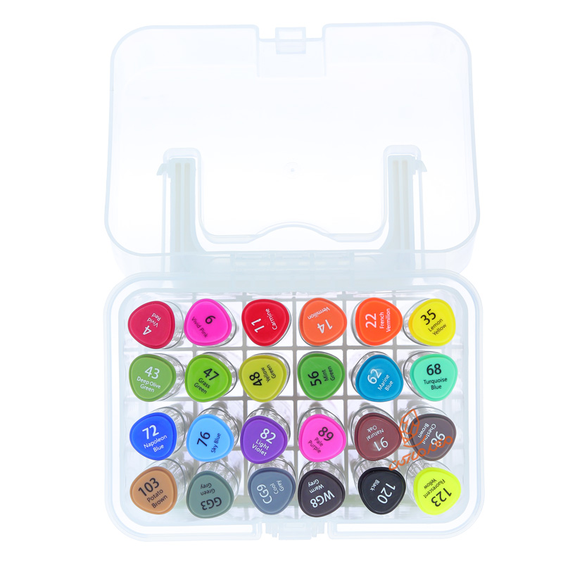 ماژیک راندو 24 رنگ 2 سر کد P824 پیداکس (3).jpg