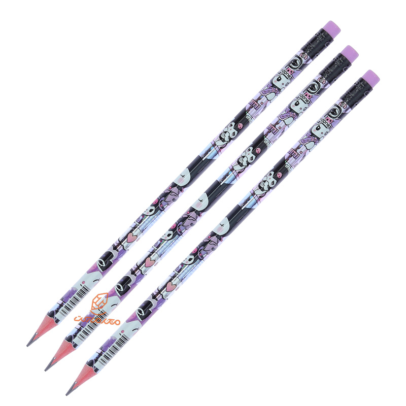 مداد مشکی 12 عددی فانتزی طرح کرومی (4).jpg