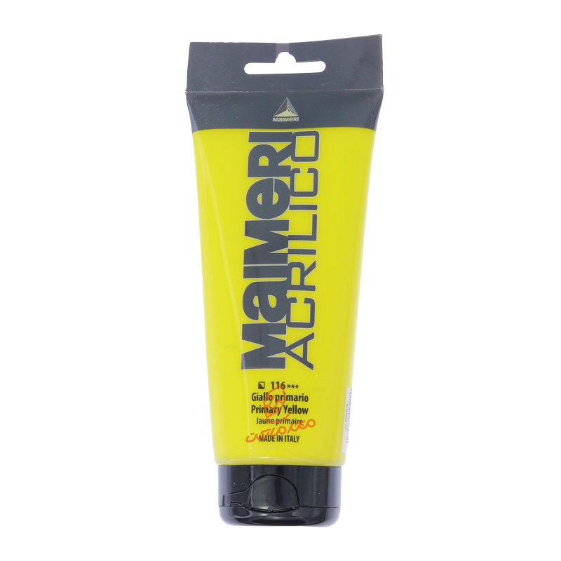 رنگ اکریلیک تک رنگ مایمری MIMERI - Primary Yellow 116.jpg