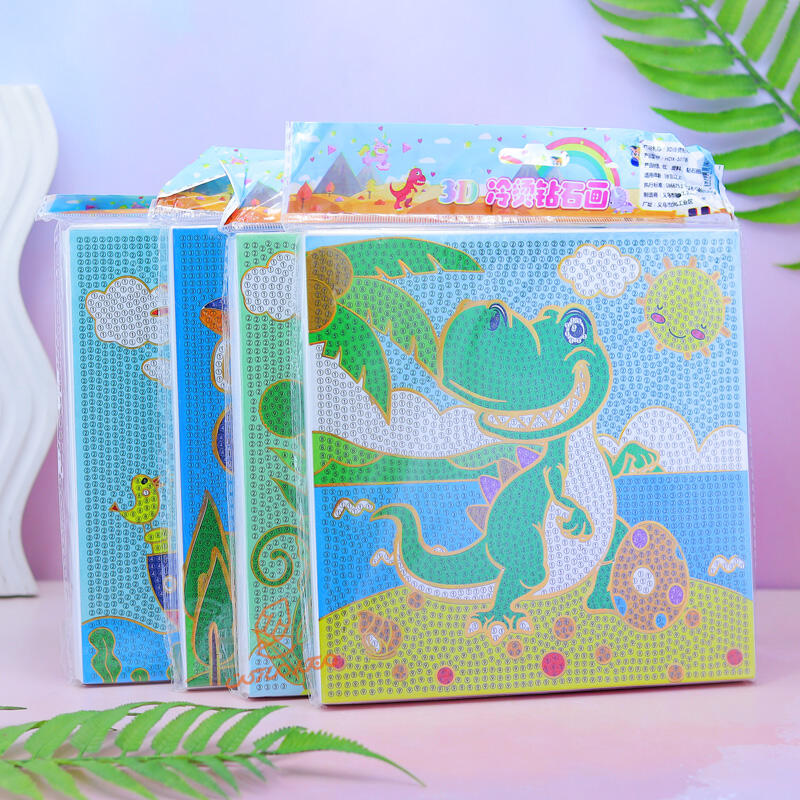 نقاشی الماسی مدل طلاکوب طرح انیمیشن کودکانه HDX-1078