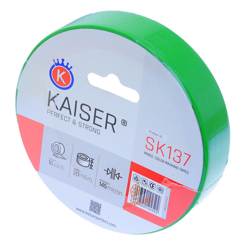 چسب کاغذی 2 سانت رنگی کایسر KAISER (7).jpg