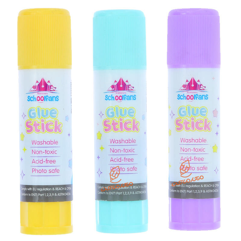 چسب ماتیکی 9 گرم رنگی  کد 92701  اسکول فنس SCHOOL FANS