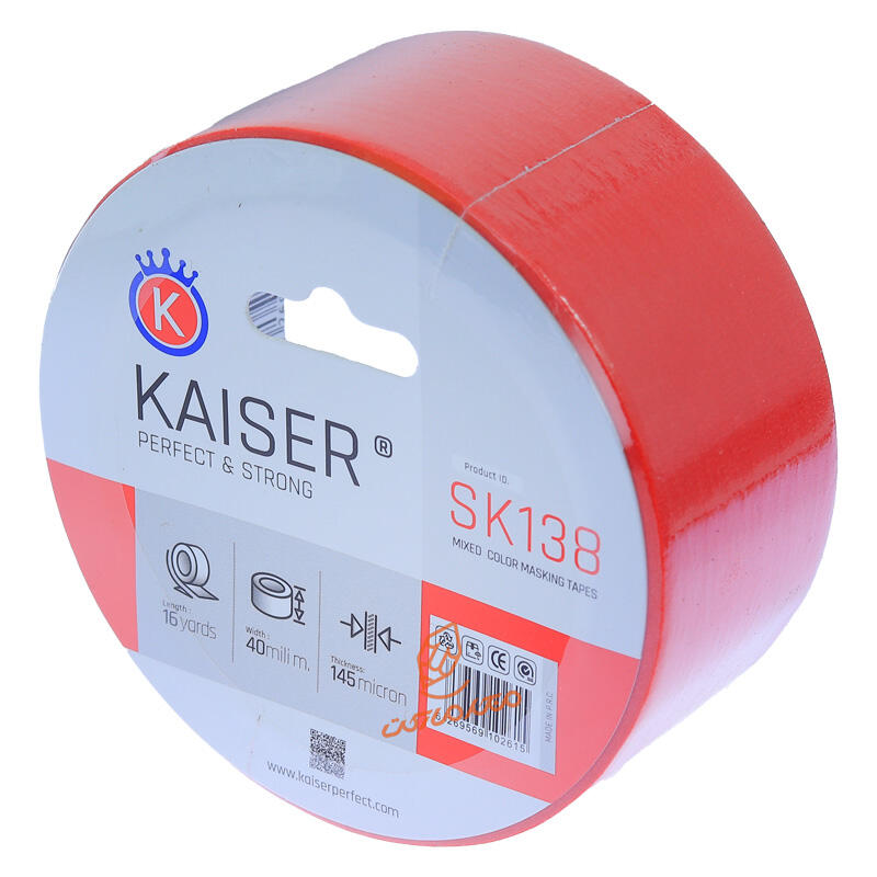 چسب کاغذی 4 سانت رنگی کایسر KAISER (6).jpg