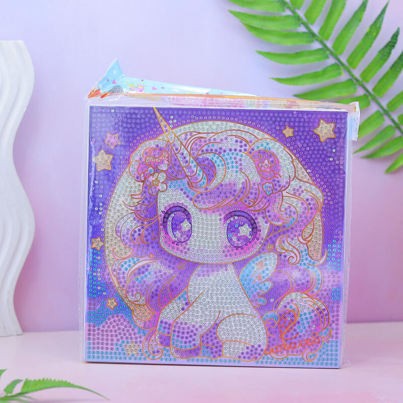 نقاشی الماسی مدل طلاکوب طرح یونی کورن HDX-1078 (6).jpg