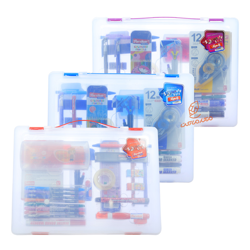 ست لوازم تحریر 20 تیکه پارسیکار JW901