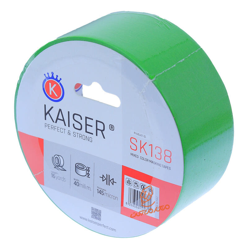 چسب کاغذی 4 سانت رنگی کایسر KAISER (4).jpg