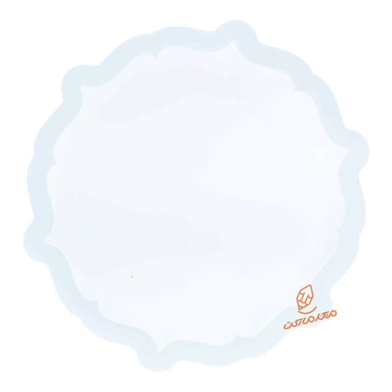 قالب سیلیکون زیر لیوانی دایره کنگره دار سلنا