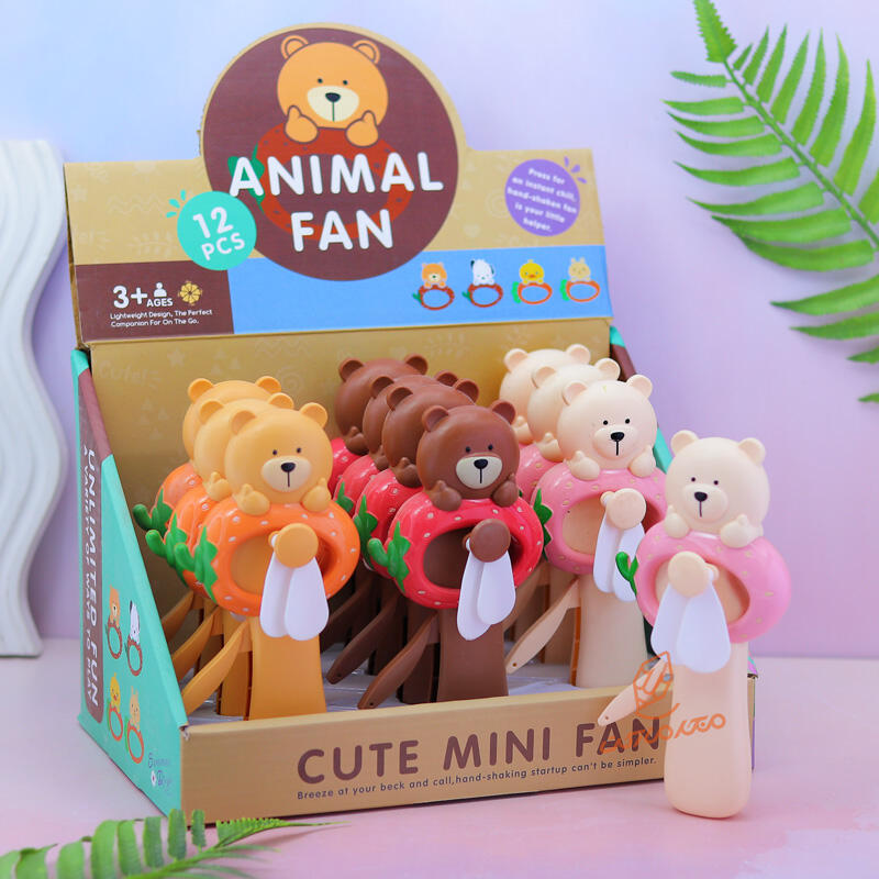 پنکه دستی فانتزی طرح طرح خرس مهربون A-641