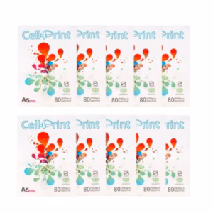 کاغذ A5 سل پرینت 80 گرم Cell-Print کارتن (5000 برگی)