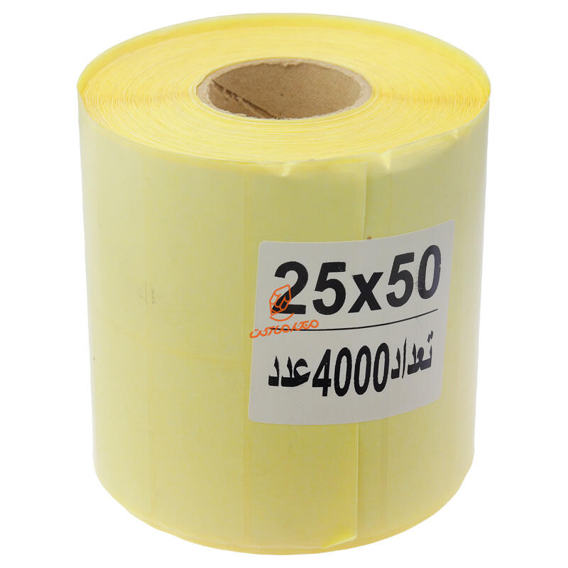 لیبل (برچسب) رولی 50*25 میلی متری سفید