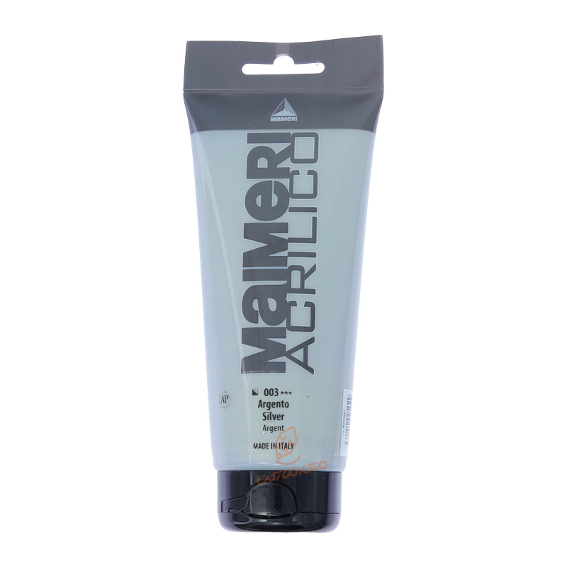 رنگ اکریلیک تک رنگ مایمری MIMERI - Silver 003.jpg