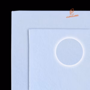 مقوا سفید 300 گرم 60% کتان 50*70 فاوینی ( 5 عددی )