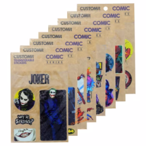 استیکر ضدآب فانتزی طرح COMIC کاستوم ایت COSTUMit