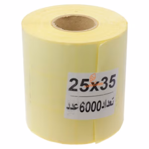 لیبل (برچسب) رولی 35*25 میلی متری سفید
