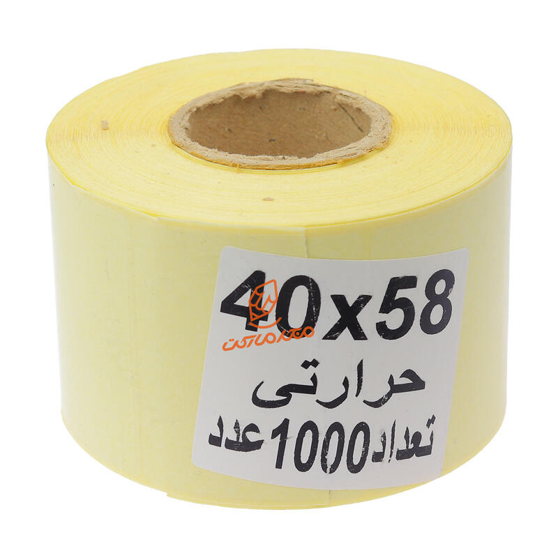 لیبل (برچسب) رولی 58*40 میلی متری سفید
