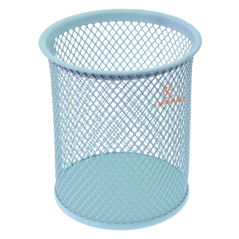 جا قلمی رومیزی توری فلزی همکلاسییاس سفید.jpg