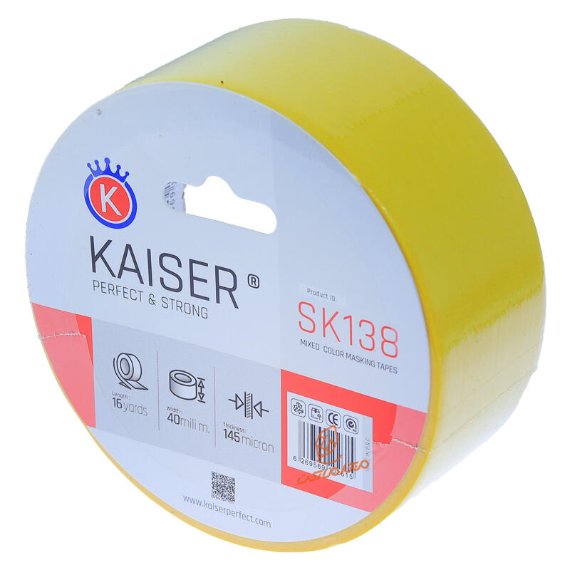 چسب کاغذی 4 سانت رنگی کایسر KAISER (5).jpg