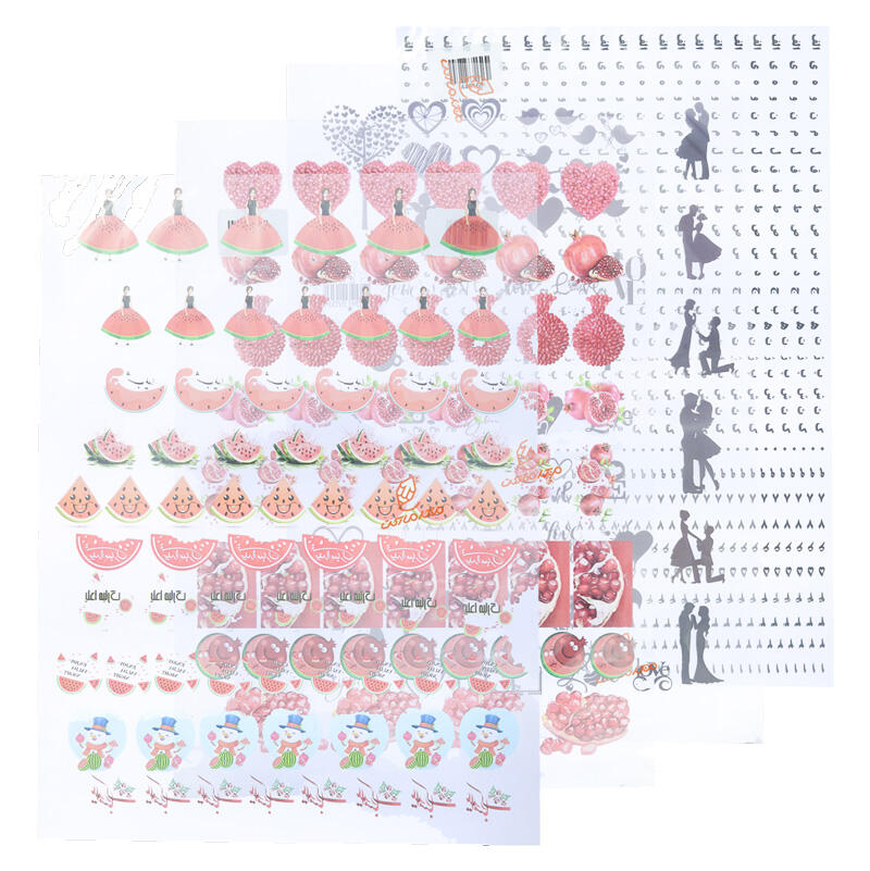 طلق پشت چسب دار A4 طرح دار سلنا