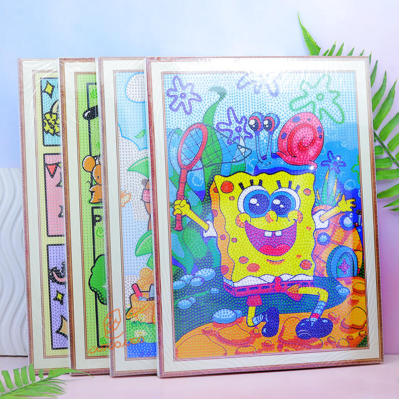 نقاشی الماسی 30*40 طرح فانتزی انیمیشن SDK