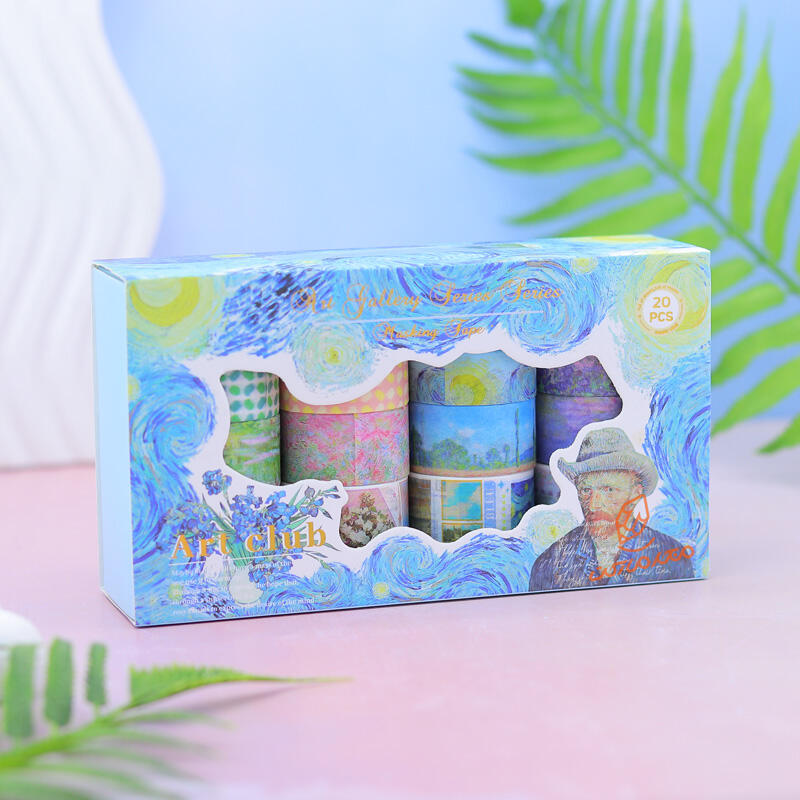 چسب واشی 2622 طرح ونگوگ بسته 20 عددی