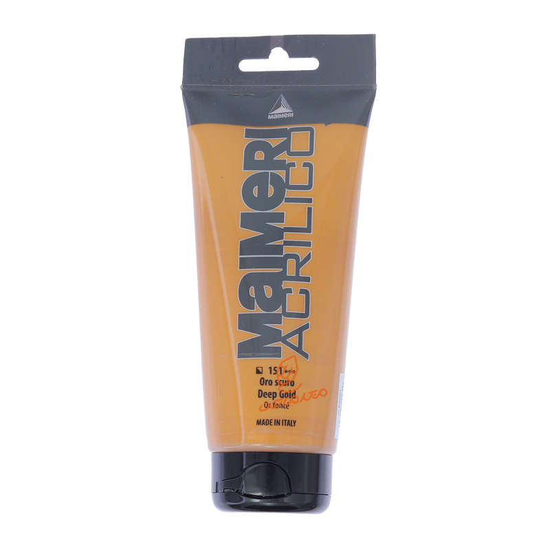 رنگ اکریلیک تک رنگ مایمری MIMERI - Deep Gold 151.jpg