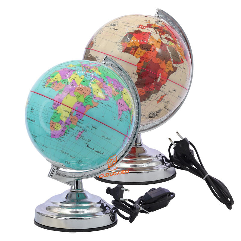 کره جغرافیا چراغ دار سایز 20 کد 107 ایده