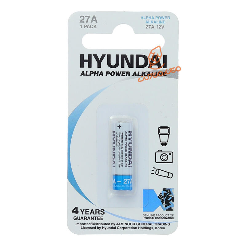 باتری ریموتی 27A تک عددی هیوندای HYUNDAI