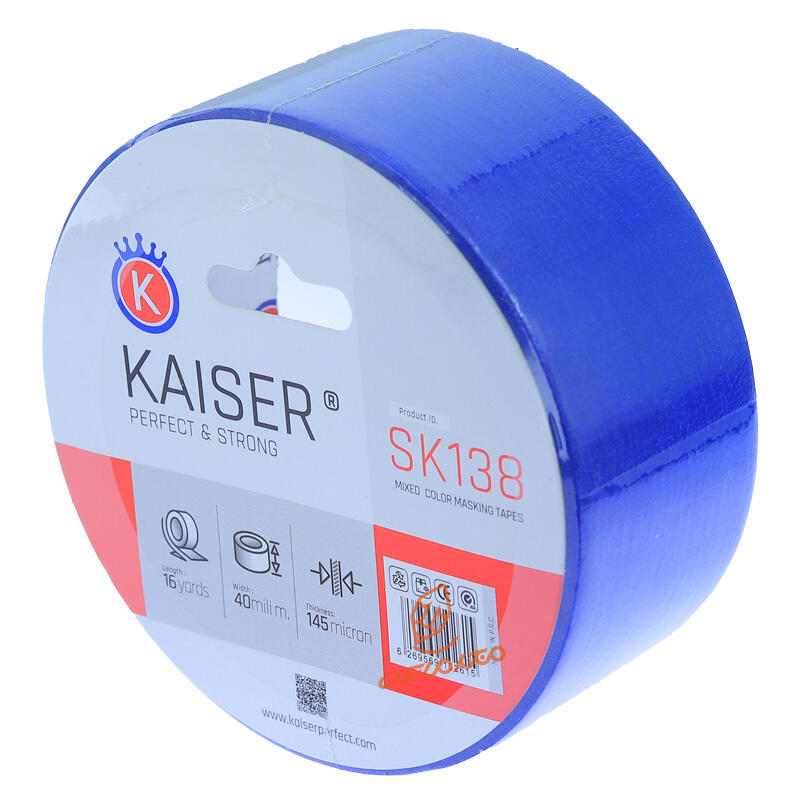 چسب کاغذی 4 سانت رنگی کایسر KAISER (3).jpg