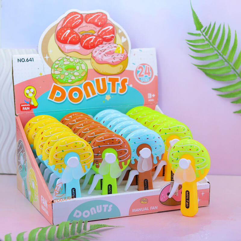 پنکه دستی فانتزی طرح دونات A-641