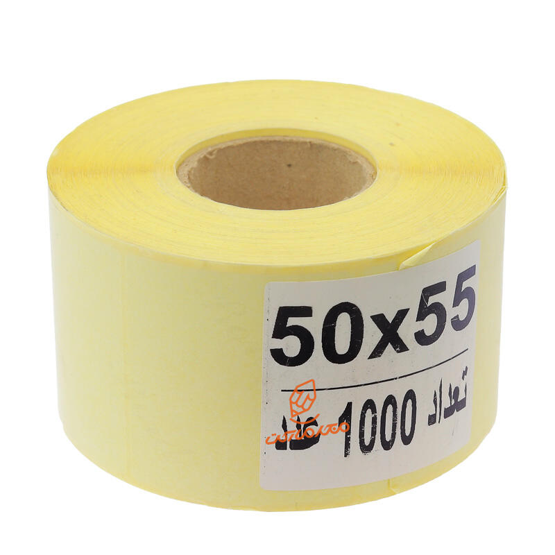 لیبل (برچسب) رولی 55*50 میلی متری سفید