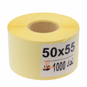 لیبل (برچسب) رولی 55*50 میلی متری سفید